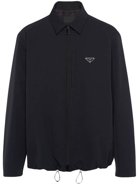 prada zip up shirt